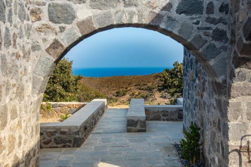 Exterior view, Pavlaina Complex of Traditional Residences in Nisyros. Enjoy the garden and the Sea View in Emporios (Dodecanese)