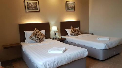 2 twin beds