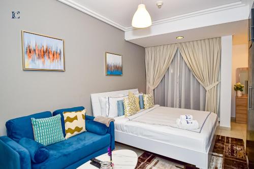 Luxury Escapes - Cozy Studio with Balcony near Metro - Goldcrest 2 JLT, Dubaï (photo 2)