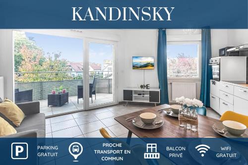 KANDINSKY - Parking gratuit - Balcon Privé - Wifi - Apartment - Annemasse