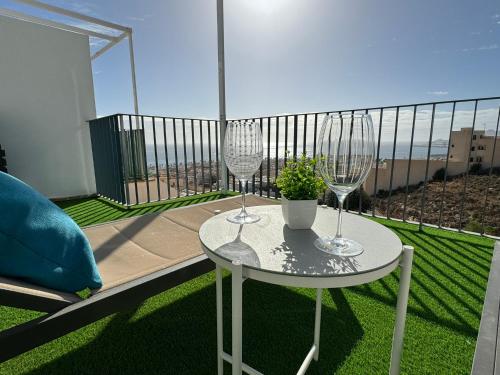 Apartamento Cervantes con terraza y vistas al mar