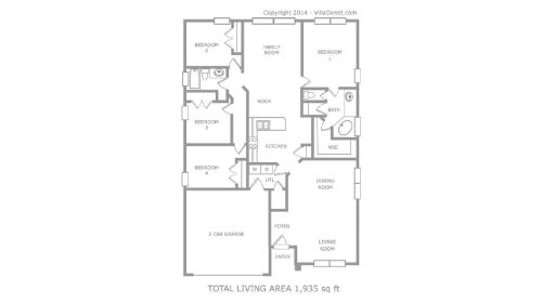 Pixar Movie Playhouse - 4 bed family pool home in Davenport, USA