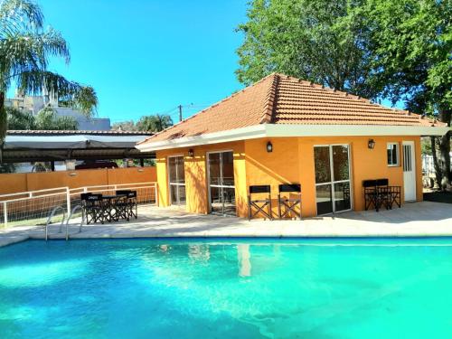 Swimming pool, Saint Tropez Hotel in Villa Carlos Paz