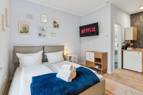 Vorstadtoase - 2 Personen - Eichwalde, Nähe BER - Queensize-Bett, Netflix, Parken