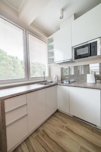 Cozinha, Silver One Apartments in Jelitkowo