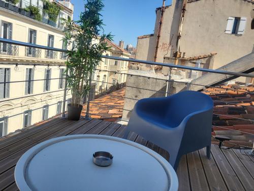 Appartement avec son toit terrasse, en plein coeur de Marseille