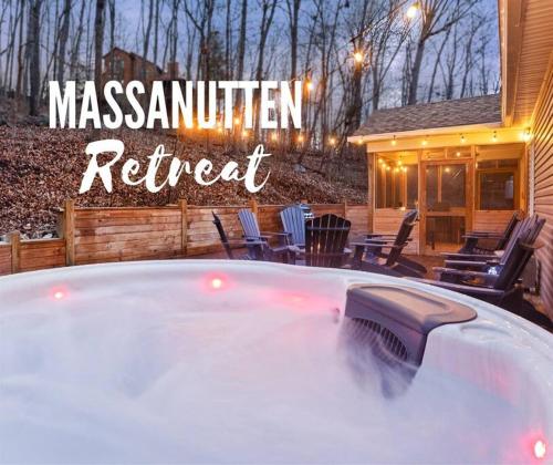 Massanutten 2 King Suites 4 BR Hot Tub Game Room Kids Toys Flower on the Mountain