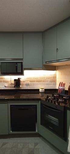 Kitchen, Apartamento Show! na Enseada Guaruja SP in Vila Julia