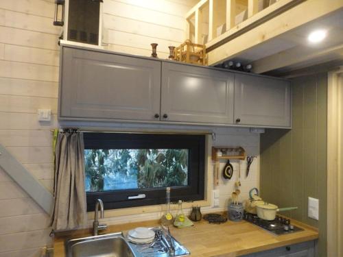 Tinyhouse on wheels in Schortens