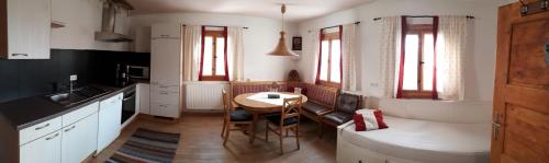кухня, Ferienhaus Obermoser in Хоф-Зальцбург