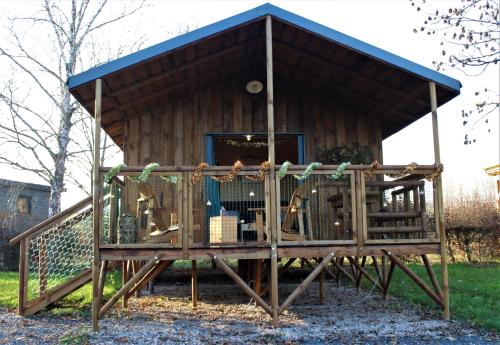 Tiny house - Cabane sur pilotis - Etat Nature gîte à louer Doncières