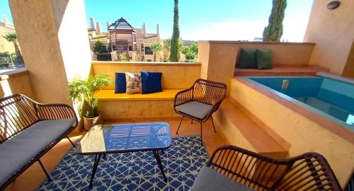 Erkély/terasz, Casa Martinica 12-1-A , Hacienda del Alamo in Fuente Alamo