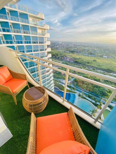 1BR-MonteCarloBliss by The Bali Corner at Azure North, 25th Floor, Full view of Beach Resort Amenities