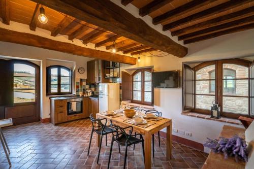 廚房, Casa Lavanda - Podere Fossaccio in 阿夏諾