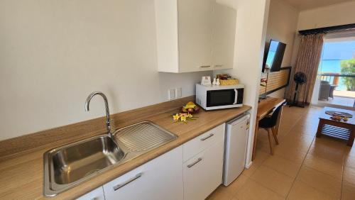 Küche, Resort Tava'e in Aitutaki