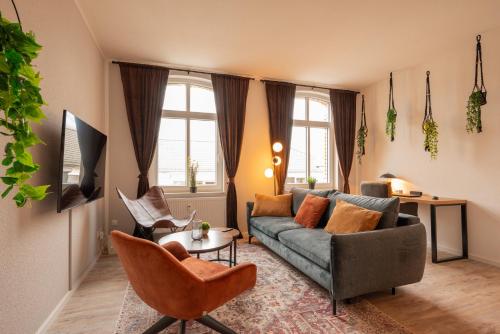 maremar - Style Apartment im Zentrum - Luxus Boxspringbett - Arbeitsplatz - Highspeed WLAN - Gera