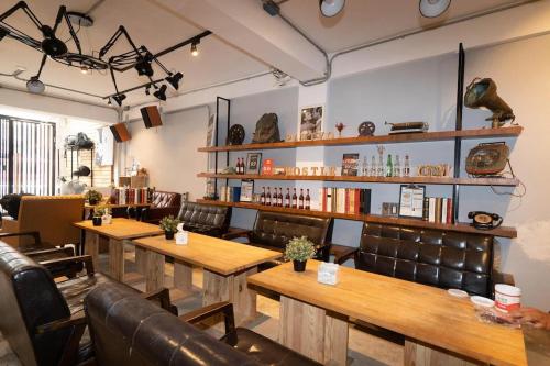 公用交誼廳/視聽室, 薇薇青旅-嚞驫驛站 in 西屯區