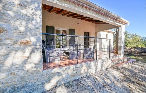 Beautiful Home In Barjac With Kitchen