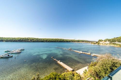 Villa Veronica mit Pool und Bootsliegeplatz direkt am Meer