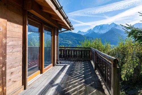 Le Relief - Maison avec magnifique vue montagne aux Bettex Saint Gervais Les Bains