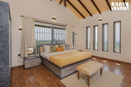 StayVista's Hill Crest Mansion - Hill-View Villa with Private Pool, Deck, Lawn & Gazebo in Girnare