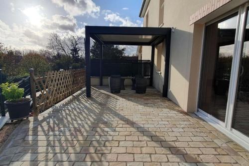 Balkon/teras, La Petite Germaine in Fontaine-Sur-Ay