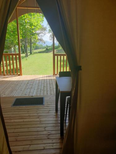 lodge du camping la Porte St Martin in Saint-Martin-en-Vercors