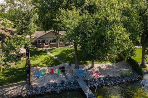 Rock River Retreat with Dock and Seasonal Pool!