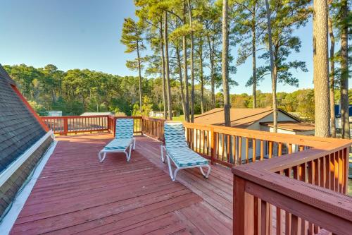 Beachy Maryland A-Frame Steps to Chesapeake Bay!