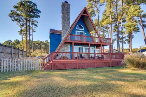 Beachy Maryland A-Frame Steps to Chesapeake Bay!