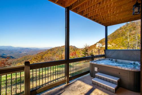 Hot tub, Sunset Summit - Pool, Theater Room, Games, & VIEWS near Forbidden Caverns