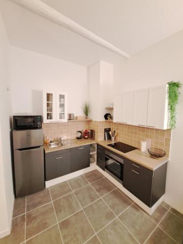 廚房, Appartement lumineux , Carpentras centre in 卡龐特拉市中心