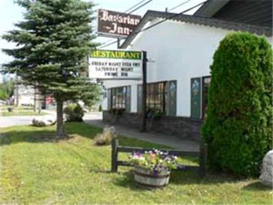Entrance, Bavarian Inn in Bruce Mines (ON)