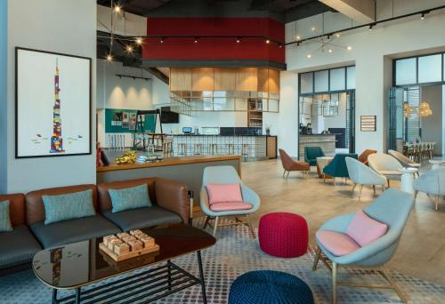 Lobby, Rove At The Park in Jebel Ali