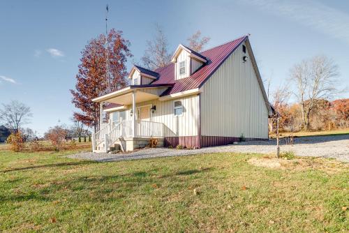 Peaceful Russell Springs Home with Fire Pit and Pond!