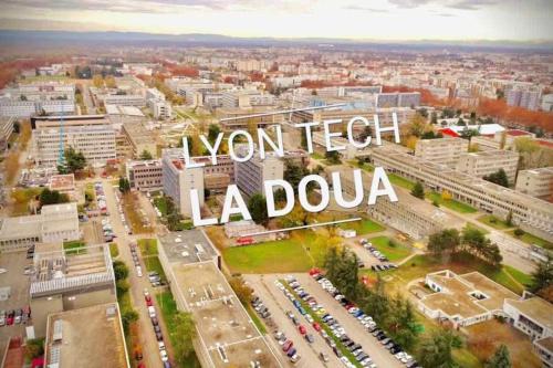 Lumineux T1 : balcon, TV sat&VOD, proche Part-Dieu & Université