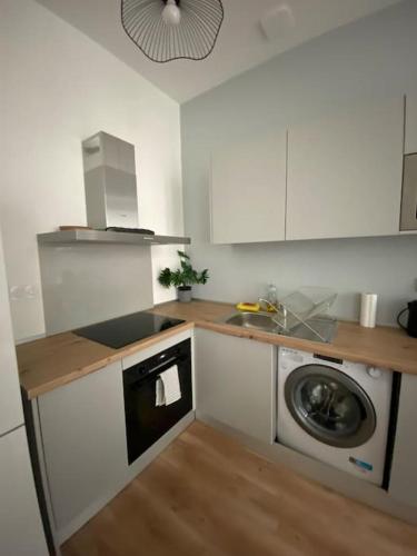 廚房, Appartement coup de coeur en centre-ville in 拉馬德萊娜