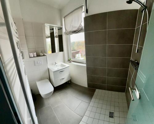 Bathroom, Appartement Wolfshagen in Drei Annen Hohne