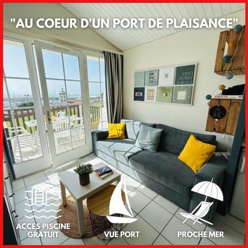 "FENÊTRE SUR MER" Appartement vue mer, 4 personnes, accès parc aquatique - Location saisonnière - Les Sables-d'Olonne