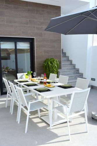 Balkons/terase, Casa Mazzita, een knusse nieuwbouw in Lo Ferro