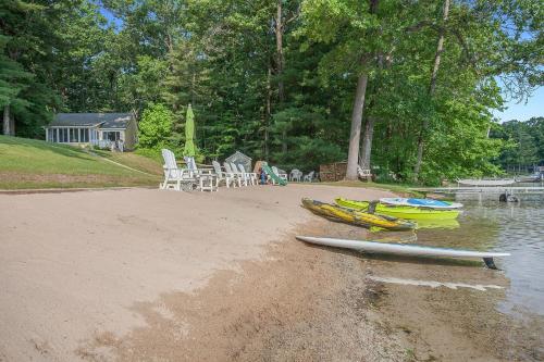 Waterfront Newaygo Cottage with Private Dock and Beach