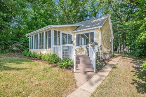 Waterfront Newaygo Cottage with Private Dock and Beach