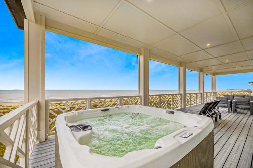 A Wave From it All in Galveston, USA