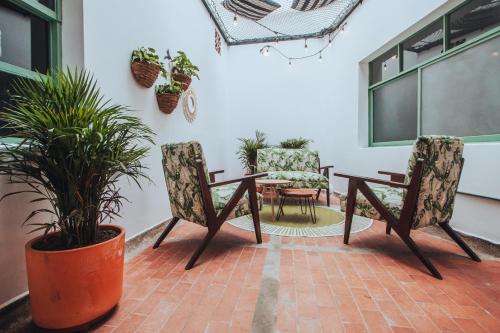 Aussicht, Centro Hostel Medellin in Medellín
