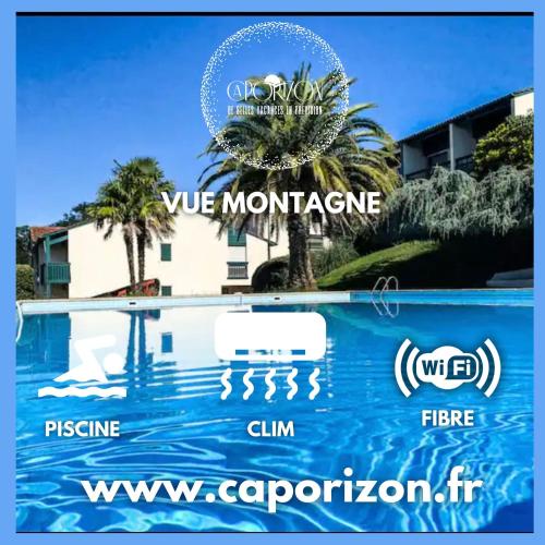 Caporizon-Baillenia-T1 Vue Montagne - Piscine St Jean de luz