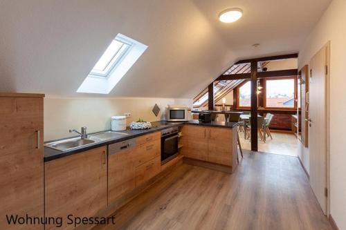 köök, Gästehaus Zur Quelle (Gastehaus Zur Quelle) in Wachtersbach