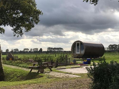 A szálláshely kívülről, Eco-lodge locatie Dalfsen in Verspreide huizen Dalfserveld