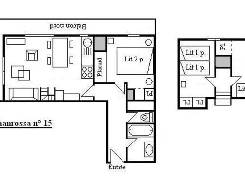 Appartement Méribel, 4 pièces, 6 personnes - FR-1-180-176