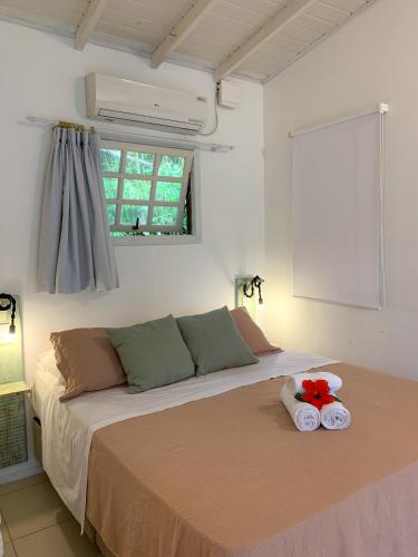 1 double bed, 1 twin bed