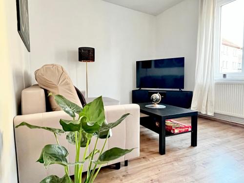 Zentrales City Apartment bis 4 Personen mit Küche und Wohnzimmer - 54m², Hannover (fotografie 4)